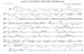 2ND VIOLIN 12 17 35 From the United Artists Motion Picture DR. NO THE JAMES BOND THEME ... · 2021. 3. 4. · THE JAMES BOND THEME By MONTY NORMAN Arranged by BOB CERULLI Moderately