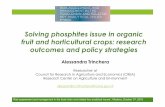 Solving phosphites issue in organic fruit and horticultural …...2018/03/10  · Alessandra Trinchera. Risk assessment and management in the food chain and related key analytical