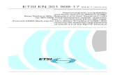 EN 301 908-17 - V4.2.1 - Electromagnetic compatibility and ......2001/04/02  · 7 ETSI EN 301 908-17 V4.2.1 (2010-03) Part 10: "Harmonized EN for IMT-2000, FDMA/TDMA (DECT) covering
