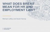 Brexit and employment law - Addleshaw Goddard · 2021. 3. 12. · Automatic qualification for Global Talent New global mobility visa –Spring 2022 ... be valid documents. •EEA