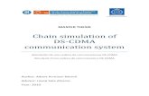 Chain simulation of DS-CDMA communication systemupcommons.upc.edu/bitstream/handle/2099.1/11790/master... · 2021. 4. 22. · Chain simulation of DS-CDMA communication system Page