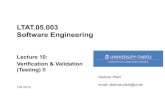 LTAT.05.003 Software Engineering · 2021. 7. 14. · Week 03: Requirements Engineering II Week 04: Analysis Week 05: Development Infrastructure Week 06: Continuous Development ...