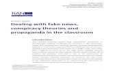 Dealing with fake news, conspiracy theories and propaganda ... · EX POST PAPER Dealing with fake news, conspiracy theories and propaganda in the classroom 29-30 November 2017, Budapest