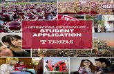 International Undergraduate Admissions Application …...2017–2018 International Undergraduate Admissions Application Please submit this application with the $55 application fee
