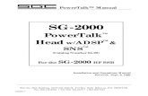 PowerTalkTM Head w/ADSPTM - SGC, Manufacturing HF ......PowerTalk Manual i SGC Inc. SGC Building, 13737 S.E. 26th St. P.O.Box 3526, Bellevue, WA. 98009 USA Fax: 206-746-6384 • Tel: