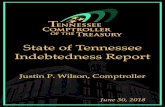 State of Tennessee Indebtedness Report - Comptroller.TN.gov...2018/06/30  · Assembly. The State utilizes general obligation commercial paper to short -term finance its capital projects