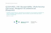 COVID -19 Scientific Advisory Group Rapid Evidence Report · 2021. 4. 1. · Lynora Saxinger, Alexander Doroshenko, Melissa Potestio, Nathan Zelyas Secondary scientific reviewers,