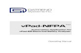 MN-100 6100-084 vPad-NFPA Operators Manual...vPad-NFPA OPERATORS MANUAL Definitions # Page viiAbbreviations and Definitions The following abbreviations, terms and acronyms may be used