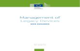 Management of Legacy Devices - European Commission · 2021. 2. 17. · calculations of the Check-digit number – Ck. Ck= Mod (1021) Total Value (value of Step 3); Step 5: Determine