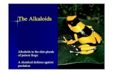 The Alkaloids - Weizmann Institute of Science...Alkaloids are not Unique to Plants • Alkaloid bearing species have been found in nearly all classes of organisms: frogs, ants, butterflies,