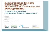 Learning from Emergency Rental Assistance Programs ... LEARNING FROM EMERGENCY RENTAL ASSISTANCE PROGRAMS: