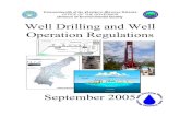 WELL DRILLING AND WELL OPERATIONS REGULATIONS DRILLING & WELL... · 2020. 8. 6. · This document is a compilation of the CNMI Well Drilling and Well Operation Regulations. It has