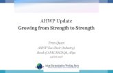 AHWP Update Growing from Strength to Strength 2_AHWP update... · 2019. 12. 12. · GS1 training workshop • Participation in AHWP meetings to . present on updated . works done by