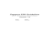 Zappos EDI Guideline 6.2.2021... · 2021. 6. 1. · Electronic Data Interchange 855 – Purchase Order Acknowledgment (Inbound to Zappos, X12 4010) July 2011 Last updated: Date: 2019-01-14