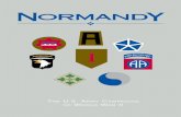 Normandyworldwar2letters.com/DOCUMENTS/CAMPAIGN_HISTORY/Normandy.pdfCover: Shoulder sleeve insignia are of the American units, divisionand above, that were involved in the Normandy