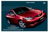 Brochure: Honda Mk.4-II Integra (October 2005)...HONDA INTEGRA Honda Australia Pty. Ltd. A.C.N 004 759 611 A.B.N. 66 004 759 611 95 Sharps Road, Tullamarine, Victoria 3043. Melbourne