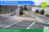 E. Tremont Ave...(1/3rd of a mile) Road opens to 4 travel lanes after Bruckner Road opens to 4 travel lanes after Waterbury Wide parking lanes allow for flexibility for drivers and