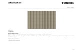 SLALOMsrl Sch Tec TUNNEL EN · 2020. 3. 18. · 3/9 TUNNEL DATA SHEET COMPOSITION: • WAVY FELT PANEL: Thickness: 3 mm (0.12 in) Composition: 100% Polyester Finishing: Like ECOfelt