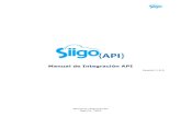 Manual de Integración API... · 2020. 5. 20. · Manual de Integración API Siigo S.A. - 2019 Introducción Alcance Este documento describe el proceso de integración que debe realizar