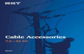 Cable Accessories - Drugmand Group · ECI : Current standards are IEC 61442, which covers test methods, and IEC 60502-4, which sets out the testing requirements. IEC contains Um ≤