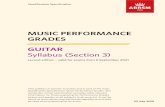 ABRSM Music Performance Grades...Guitar Performance Grades syllabus Exam music & editions: Wherever the syllabus includes an arrangement or transcription (appearing as ‘arr.’ or