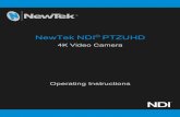 NewTek NDI PTZUHD...Page | 2 2. Optional – for Microsoft Windows ® users, downloading and installing the NewTekNDI ® Tools pack, available at no cost from ndi.tv/tools/, will provide