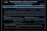 AISHWARYA INSTITUTIONS · 2019. 9. 6. · AISHWARYA INSTITUTIONS (A Unit of Aishwarya Educational & Charitable Trust®) Sy. No. 146 & 147, B.M. Road, Marakadadoddi, Near H.K.V. Nagar,