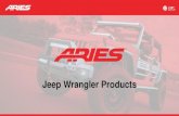 Jeep Wrangler Products · 2019. 12. 2. · JEEP WRANGLER PRODUCTS TrailCrusher® Jeep Bumpers Winch and shackle ratings of 12,500 lbs. for JK and 9,500 lbs. for TJ Standard winch