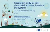 Preparatory study for solar photovoltaic modules, inverters and systemssusproc.jrc.ec.europa.eu/product-bureau//sites/default... · 2020. 2. 14. · performance. Member State Competent