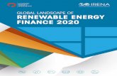 GLOBAL LANDSCAPE OF RENEWABLE ENERGY...a centre of excellence and a repository of policy, technology, resource and financial knowledge on renewable energy. IRENA promotes the widespread