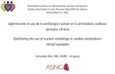 Optimizando el uso de la cardiología nuclear en la ... · Optimizando el uso de la cardiología nuclear en la amiloidosis cardíaca: ejemplos clínicos Optimizing the use of nuclear