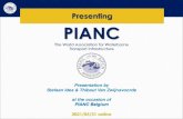 Presenting PIANC 2021 5 31...2021/05/31 online PIANC = The World Association for Waterborne Transport Infrastructure MarCom = Maritime Navigation Commission 19 active countries Belgian