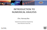 INTRODUCTION TO NUMERICAL ANALYSIS 04...NUMERICAL ANALYSIS 4. A SYSTEM OF LINEAR EQUATIONS 4.1 Background 4.2 Gauss Elimination Method 4.3 Gauss Elimination with Pivoting 4.4 Gauss‐Jordan