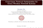 Cross-Layer Protocol Optimization for Green Wireless Network Systems