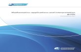 Mathematics: applications and interpretation guide...challenging programmes of international education and rigorous assessment. These programmes encourage students across the world