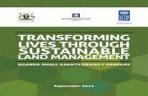 Transforming Lives through Sustainable Land Management