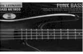 Hal Leonard Funk Bass: A Guide To The Styles And Techniques Of Funk Bass