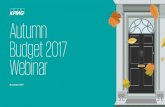 KPMG Autumn Budget 2017 â€“ webinar