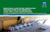 Empowered lives. RENTING LIGHTING SERVICES: PAYING FOR THE