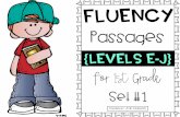 for 1st Grade - Melody STEM · 2015. 6. 24. · for 1st Grade Created by: Aylin Claahsen Fluency ... As student fluency increases, so does their comprehension. When students are reading