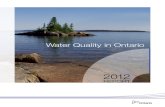 Water Quality in Ontario 2012 Report