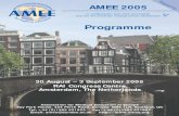 AMEE 2005 Final Programme