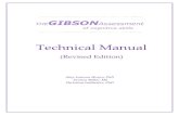 Technical Manual - The Gibson Test Manual _Gibson... · 2020. 11. 11. · Technical Manual (Revised Edition) Gibson Assessment of Cognitive Skills . Technical Manual ©2020 by Gibson