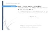 Reverse Knowledge Transfer in Multinational Corporations