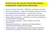 PORTFOLIO OF SOLID-STATE MATERIALS CHEMISTRY …exams.skule.ca/exams/CHM434H1_20159_661450755662lec-5.pdf · 2018. 2. 3. · PORTFOLIO OF SOLID-STATE MATERIALS CHEMISTRY SYNTHESIS