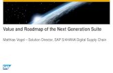 Value and Roadmap of the Next Generation Suite · SAP S/4HANA Sales Value Example: Order and Contract Management ORDER AND CONTRACT MANAGEMENT Solution Capabilities: E2E Business