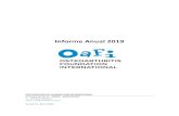 Informe Anual 2019 - OAFI Foundation · 1 Informe Anual 2019 OSTEOARTHRITIS FOUNDATION INTERNATIONAL C/ Tuset 19, 3º-2ª · 08006 · BARCELONA T.: +34 931 594 015 Versió 01. Abril