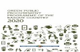 GREEN PUBLIC PROCUREMENT PROGRAMME OF THE ......Green Public Procurement requires criteria to be applied so that the chosen solutions have a lower environmental impact beyond the obligations