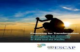 Financing for Transformation â€“ From Agenda to Action on Sustainable Development in Asia and