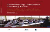 Transforming Indonesia's Teaching Force - World Bank Internet
